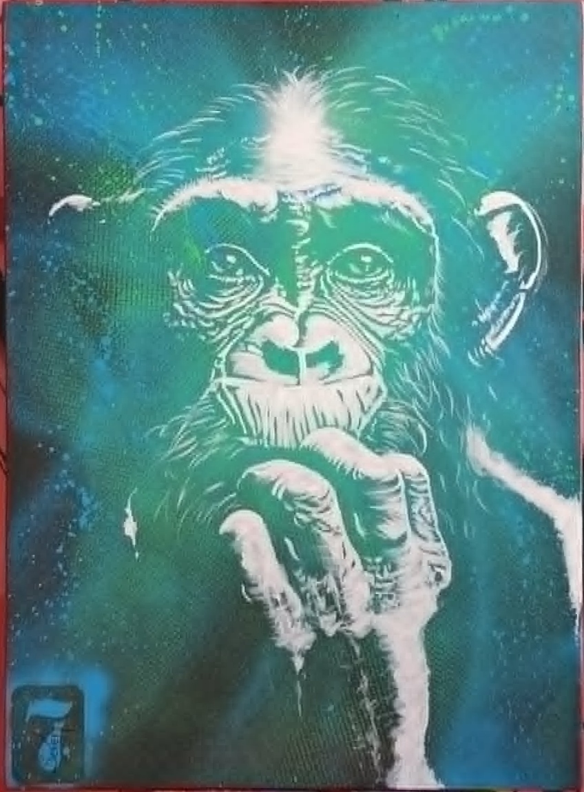 Singe (Bleu)