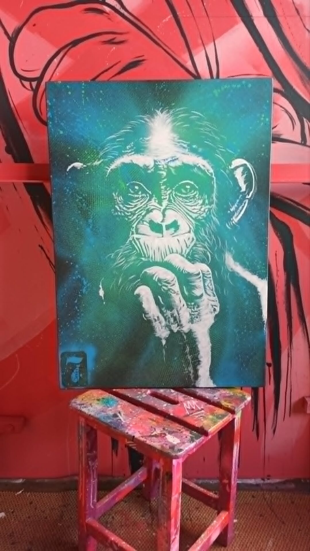 Singe (Bleu) – Image 2